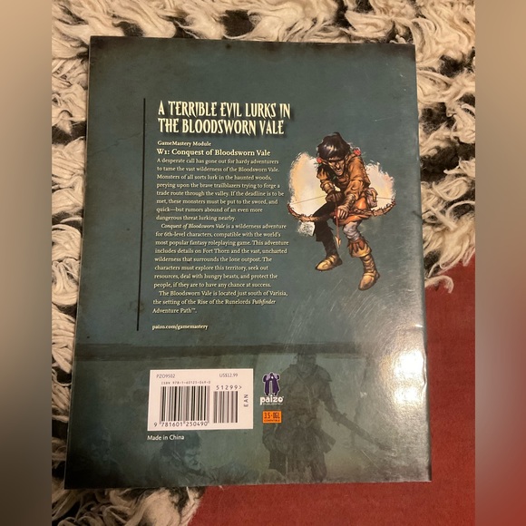 PATHFINDER RPG CONQUEST OF BLOODSWORN VALE BOOK - Picture 2 of 2